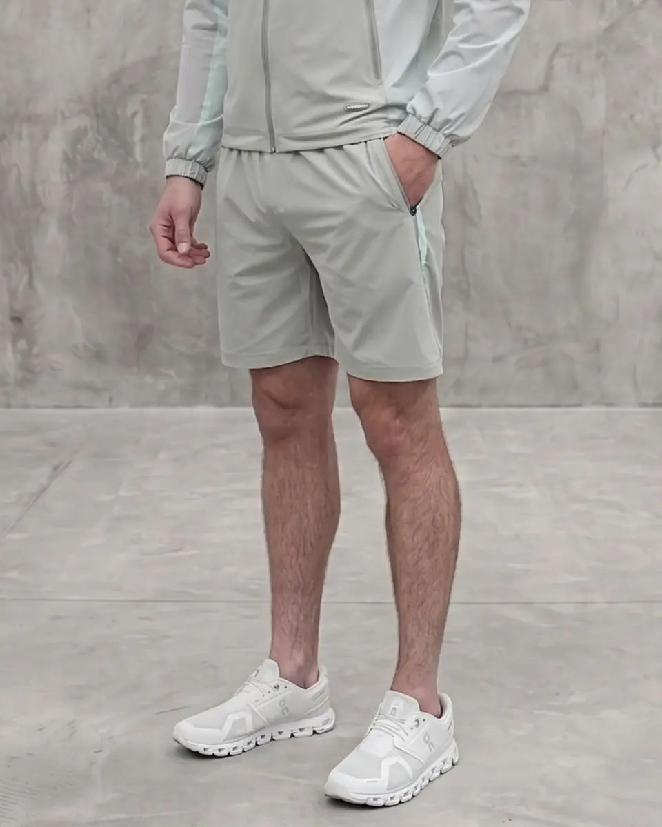 Active Colour Block Short in Green